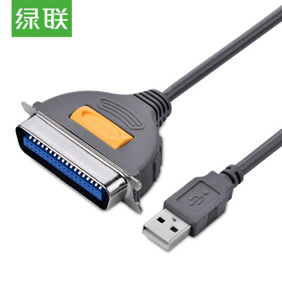 

Green UGREEN USB parallel port printing line DB36 pin data cable adapter USB20 to 1284 hole old printer conversion cable CN36 cable 2 meters 20225