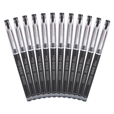 

Morninglight  & G AGPB4501 Exam MG-666 Full Needle Pen Pen Pen Pen 12 Pack 05mm Black
