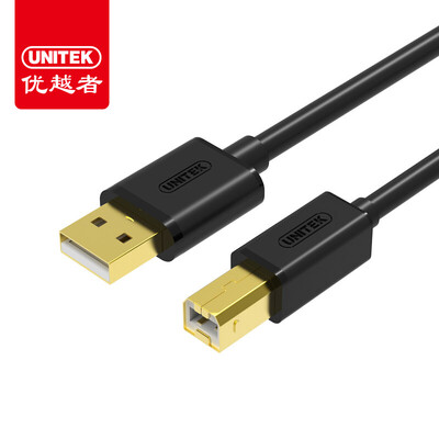 

(UNITEK) high-speed USB printer cable 5 meters USB2.0 square print line AM / BM data cable Canon HP Epson HP cable Y-C421EBK