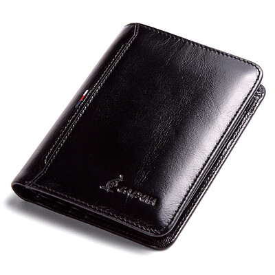 

Alpina kangaroo ('ALPINA) Men's first layer of leather short wallet fashion leisure driver's license oil lustrous color 663052226