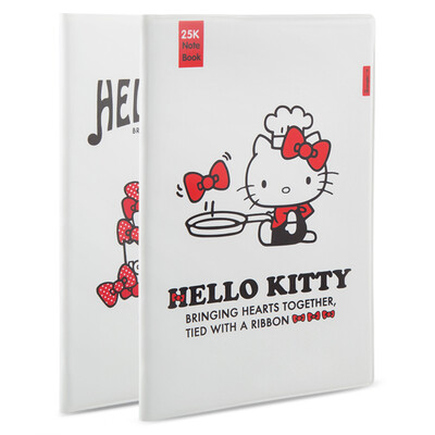 

Guangbo GuangBo 25K64 Zhang Notebook Diary of the plastic sleeve Hello Kitty pattern random KT81016