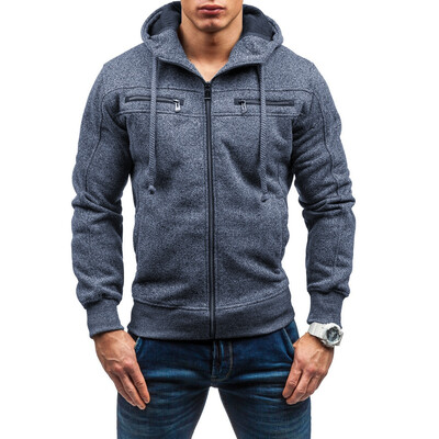 

New Men Fashion Cardigan Hoodies Hooded Sweater