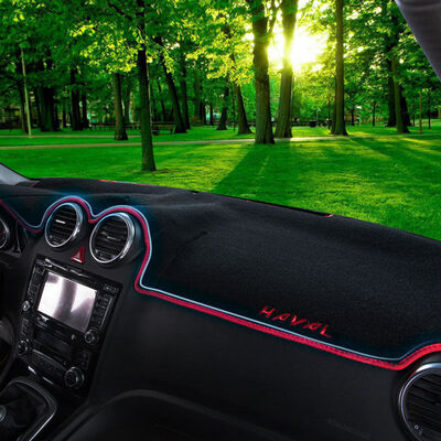 

Hua Hui Hafu H6 light pad 11-18 Haval H6 central control instrument panel sun protection insulation light pad car accessories modified special upgrade version - black red edge