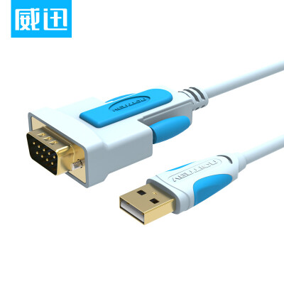 

(VENTION) Разъем USB для DB9 RS232 последовательный кабель для печати наклейки для печатной машины и другого серийного оборудования 1,5 м (синий) VAS-C02-S150