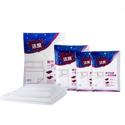 

Cleaning tour TY41 travel thick one-time bedding four-piece 15 m bed single independent packaging medical SMS non-woven disposable bed sheets pillowcase quilt