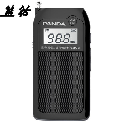 

Panda (PANDA) 6200 Mini FM Card Radio MP3 Player Mini Sonic (White)