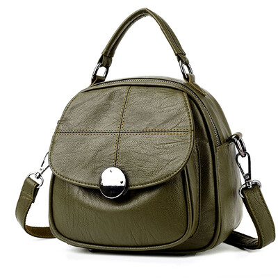 

Women Leather Backpack School Bags For Teenagers Girls Travel Bag Designer High Quality Sheepskin Shoulder Bag Mochilas Escolar
