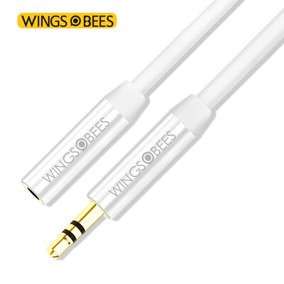 

Удлинительный кабель Wings of Bees с разъемом 3.5мм,1.5м,белый
