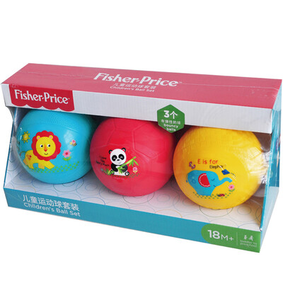

Fisher Fisher-Price игрушки мяч мяч детских спортивный костюм три-в (в том числе 3 в баскетболе футбольного мяча погладить мяч) маленький ребенок фитнес мяч F0923