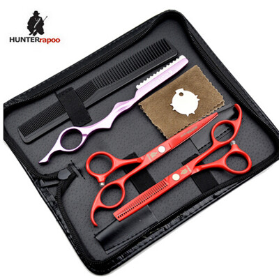 

5.5 inch haircut scissors set HT9115 beauty women hair cutting scissors thinning shears barber salon scissors high quality shear