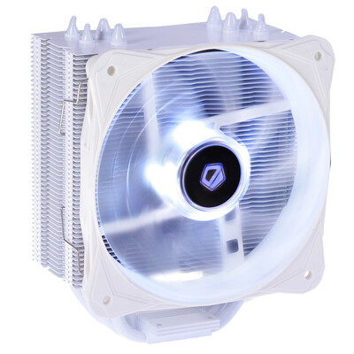 

ID-COOLING SE-214L-SNOW High Performance Tower Side Blow CPU Cooler 7mm Four-Tube 13CM Fan Full Platform
