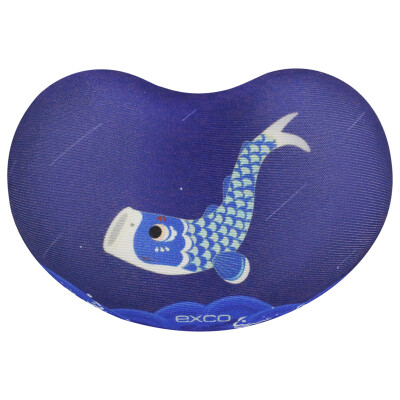 

Should be cool EXCO cute wristband mouse pad silicone wristband wrist support home office hand support PU slip bottom wrist pad MSP020 squid fly