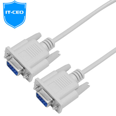 

IT-CEO Y1RS-1 9-контактный последовательный кабель DB9 RS232 линия COM мама-мама линии 9 - отверстие линии пересекающиеся, используемые для цифровой машины / PDA / Бергиш цветной штрих-код и т.д.