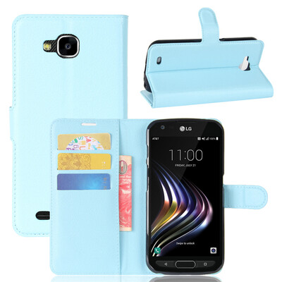 

GANGXUN LG X venture Case High Quality PU Leather Flip Cover Kickstand Anti-shock Wallet Case for LG H700