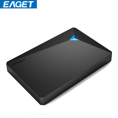 

Yi Jie (EAGET) G20 мобильный жесткий диск 3T 2,5-дюймовый USB3.0 полный аппаратный шифрование безопасность высокоскоростной шок черный