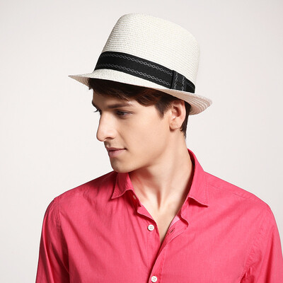 

Emperor card Janejia SM008081 hat men&39s fashion hat summer shade straw hat ivory white