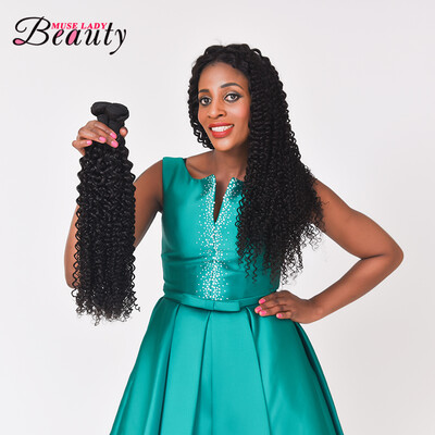 

Peruvian Virgin Hair Kinky Curly Natural Color 100 Human Hair Weave Bundles