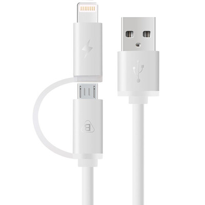 

Кабель Micro USB и Lightning 8 pin для зарядки и передачи данных Biaze K3