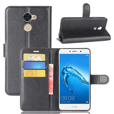 

GANGXUN Huawei Y7 Prime Case High Quality PU Leather Flip Cover Kickstand Anti-shock Wallet Case for Huawei Enjoy 7 Plus