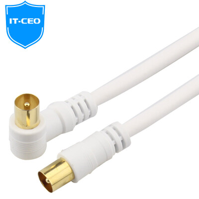 

IT-CEO V08TZ coaxial cable high-definition cable / closed circuit / digital TV signal line RF radio frequency set-top box access TV dual magnetic ring shield 2 meters white