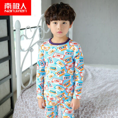 

Antarctic Nanjiren children underwear men&women autumn&winter soft skin warm cashmere warm underwear Qiuyi Qiutu suit zoo 120