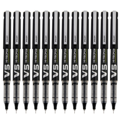 

BIL PILOT BXC-V5 new V5 upgrade version can change the Mexican neutral water pen black 05mm 12 loaded