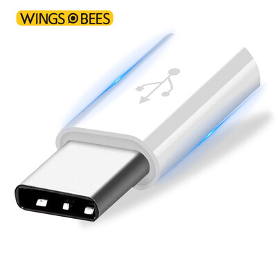 

Wings of bees Micro USB to Type-C Adapter of phoneconverter of USB cable