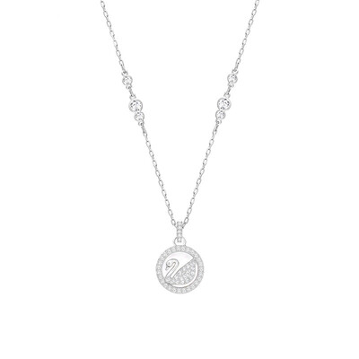 

SWAROVSKI Swarovski 2017 elegant pave swan necklace female 5246645