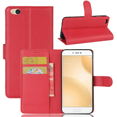 

GANGXUN Xiaomi Mi 5c Case High Quality PU Leather Flip Cover Kickstand Anti-shock Wallet Case for Xiaomi Mi 5c