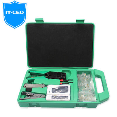 

IT-CEOTelecom connector Crimping pliers Wire pliers Phone / network / Stripping / cutting / Wrench clamp Crystal head pl