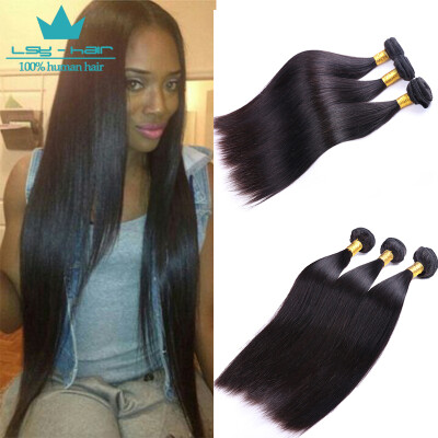 

Grade 9A Rosa Hair Products Brazilian Virgin Hair Straight 4 Bundles Brazilian Straight Hair Cheap Brazilian Hair Weave Bundles