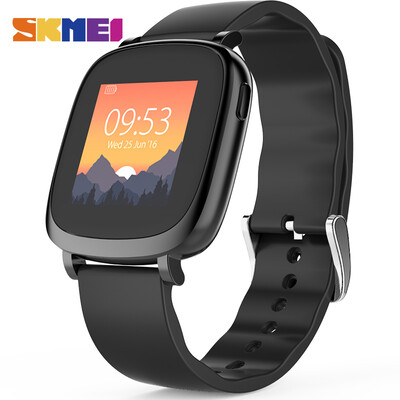 

SKMEI Men Fashion Smart Bracelet Heart Rate Monitor Music Control Casual Watch Calories Distance Record Women Wristwatches L42A