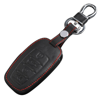 

Huashi Great Wall Haval H7 key bag smart four-key black special car leather key set modified Haval key ring accessories