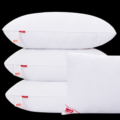 

Jingdong supermarket] Jiuzhou deer stacked core can be washed feather velvet pillow core protection cervical hotel pillow 86 48x74cm