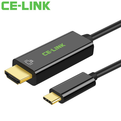 

CE-LINK 4196 Type-C to HDMI cable converter 18 m USB-C Apple Macbook Samsung S8 Huawei Mate10pro expansion connection TV large screen projection
