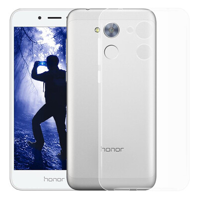 

YOMO Huawei glory play 6A mobile phone case protection glory 6A mobile phone shell silicone transparent transparent all-inclusive soft shell clear white