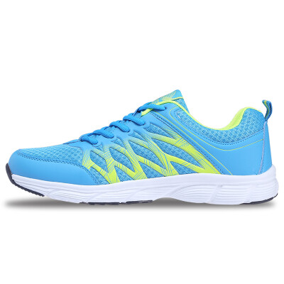 

Double star running shoes couple models lightweight fashion sports shoes damping jogging shoes 9029 sea blue female 37