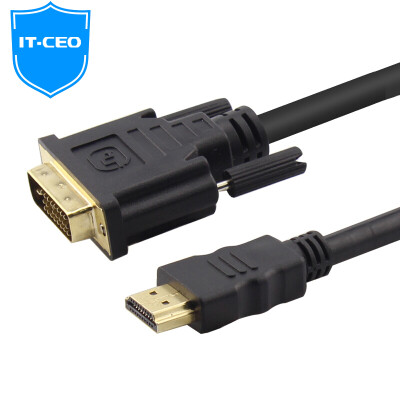 

ИТ генерального директор V08HD-Р HDMI к DVI HD линия DVI (24 + 1) стандартной длиной кабеля HDMI 1,8 м высевает черную голову (мужчины)