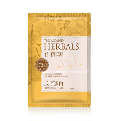 

THOUSAND HERBALS Collagen Firming Silk Mask 1 case * 5 pieces