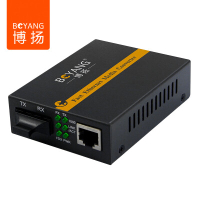 

Bo Yang LCSCFC GS-03 Carrier Grade SC Gigabit Single-Mode Dual-Fiber Single-Mode Dual-Core Fiber Transceiver Photoelectric Converter An External Power Supply