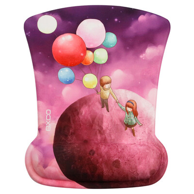 

Should be cool cool EXCO memory cotton art wrist mouse pad cute cartoon home office wrist pad cloth non-slip mouse pad MSP011 confession balloon
