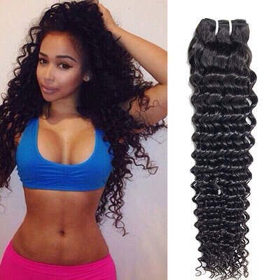 

Brazilian Virgin Hair Deep Curly 3 Bundles Brazilian Deep Wave 8A Unprocessed Wet&Wavy Deep Curly Virgin Brazilian Hair