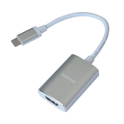 

Адаптер PHILIPS Type-C to HDMI, Sliver