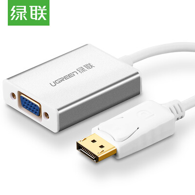 

Green UGREEN DP to VGA conversion line Displayport to VGA female HD adapter converter computer monitor video adapter cable with audio 20412