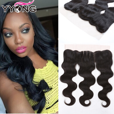 

13X4 Lace Frontal Closure Malaysian Body Wave 1Pc YYONG Hair Malaysian Virgin Hair Body Wave Frontal Lace Closure Human Hair