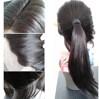 

Long Straight Full Lace Human Hair Wigs For Black Women Brazilian Hair On Sale