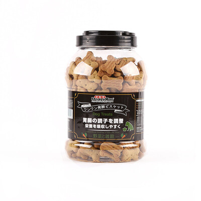

Doggy Man Pet Snacks Barking Fragrances - Coarse Grains Vegetables 680g Pet Training Reward Snacks Cookies