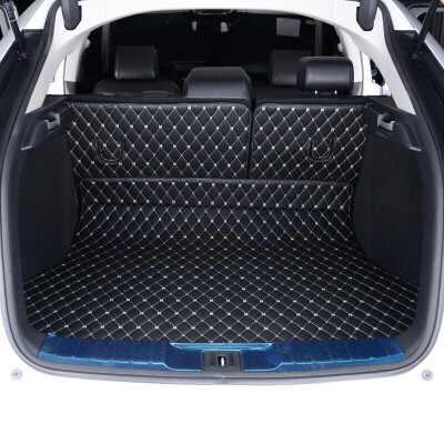 

Huashi Honda Crown Road trunk pad 17 crown road all surrounded by car leather trunk mat crown road trunk pad modified crown road dedicated main pad back movement black three-piece