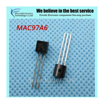 

50pcs free shipping MAC97A6 97A6 TO-92 Triacs T 6A 400V TRIAC new original