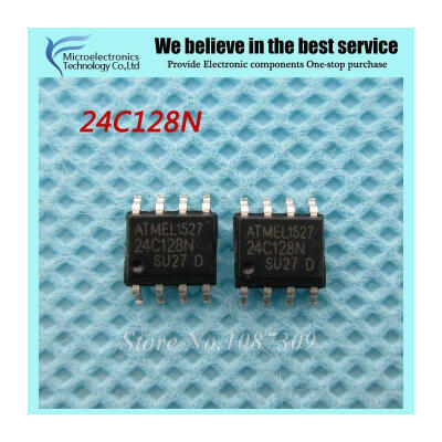 

10PCS free shipping AT24C128N 24C128N 24C128 AT24N128 SOP-8 EEPROM SERIAL EEPROM 128K 16K x 8 2WE 17V new original